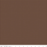Plaid-Venture Club Explorer Brown Yardage by The RBD Designers for Riley Blake Designs |  C17048-BROWN