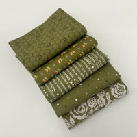 Wild Honey Custom Fat Quarter Bundle Fern by Lella Boutique for Moda Fabrics | 5 FQs | Curated Bundle