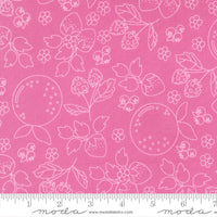 Fruit Salad Fruit Sketch Petal Pink Yardage by Corey Yoder for Moda Fabrics | 29241 26