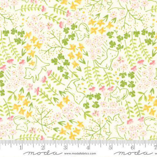 Here Kitty Kitty Cream Garden Yardage by Stacy Iest Hsu for Moda Fabrics |20833 11