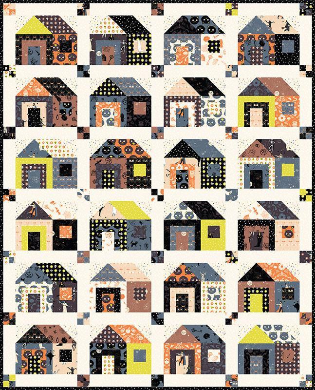 Cabin City Quilt Pattern by Chrissy Lux of Branch & Blume| BNB 2325