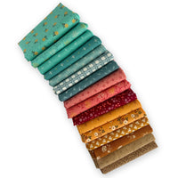 Fat Quarter Bundle Thanksgiving at Grandma's | Baked With Love by Lori Holt of Bee in My Bonnet | 16 Fat Quarters | Curated Bundle