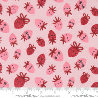 PRESALE Funny Valentine Strawberries Blush Yardage by Lizzy House for Moda Fabrics | 37142 17
