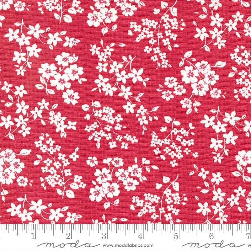 Lighthearted Red Gather Yardage by Camille Roskelley for Moda Fabrics |55294 12