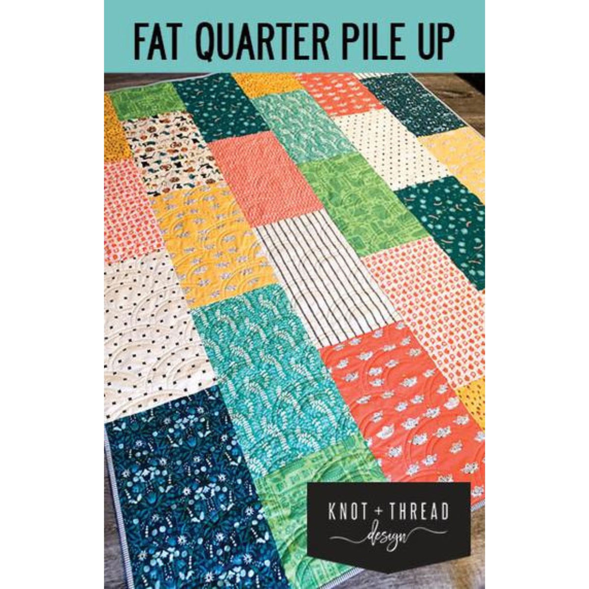 Fruit Salad Quilt Kit | 57" x 70" | Beginner Friendly Fat Quarter Quilt | FREE PATTERN