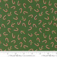 PRESALE Holiday Cheer Candy Cane Evergreen Yardage by Stacy Iest Hsu for Moda Fabrics | 20975 14