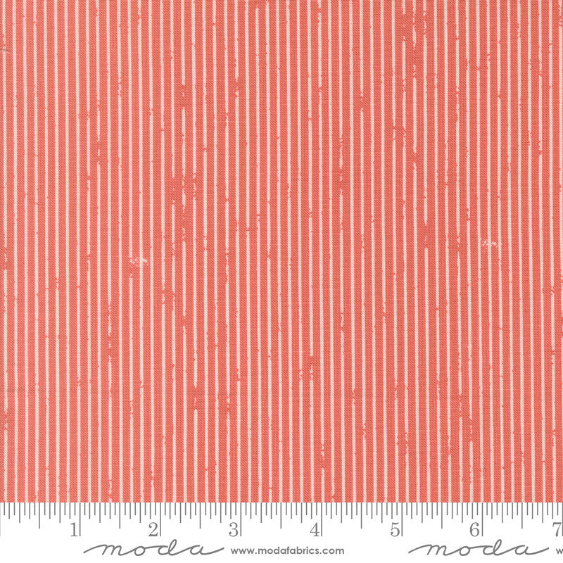PRESALE Garden Glam Perfectly Striped Rose Water Yardage by Lella Boutique for Moda Fabrics | 5275 14