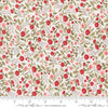 PRESALE Berry And Pine Christmas Posies Snow Yardage by Lella Boutique for Moda Fabrics | 5241 11