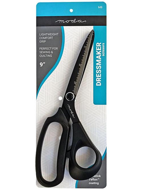 Teflon Dressmaker Scissors by Moda Fabrics | 9" Size | Perfect for Quilting and Sewing