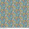 Albion Blue Flowers Yardage by Amy Smart for Riley Blake Designs | C14591 BLUE