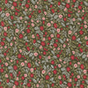 PRESALE Berry And Pine Christmas Posies Wintergreen Yardage by Lella Boutique for Moda Fabrics | 5241 13