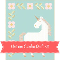 PRESALE Unicorn Garden Quilt Kit Boxed With Little Posies by Cayla Naylor for Riley Blake Designs | KT-18320
