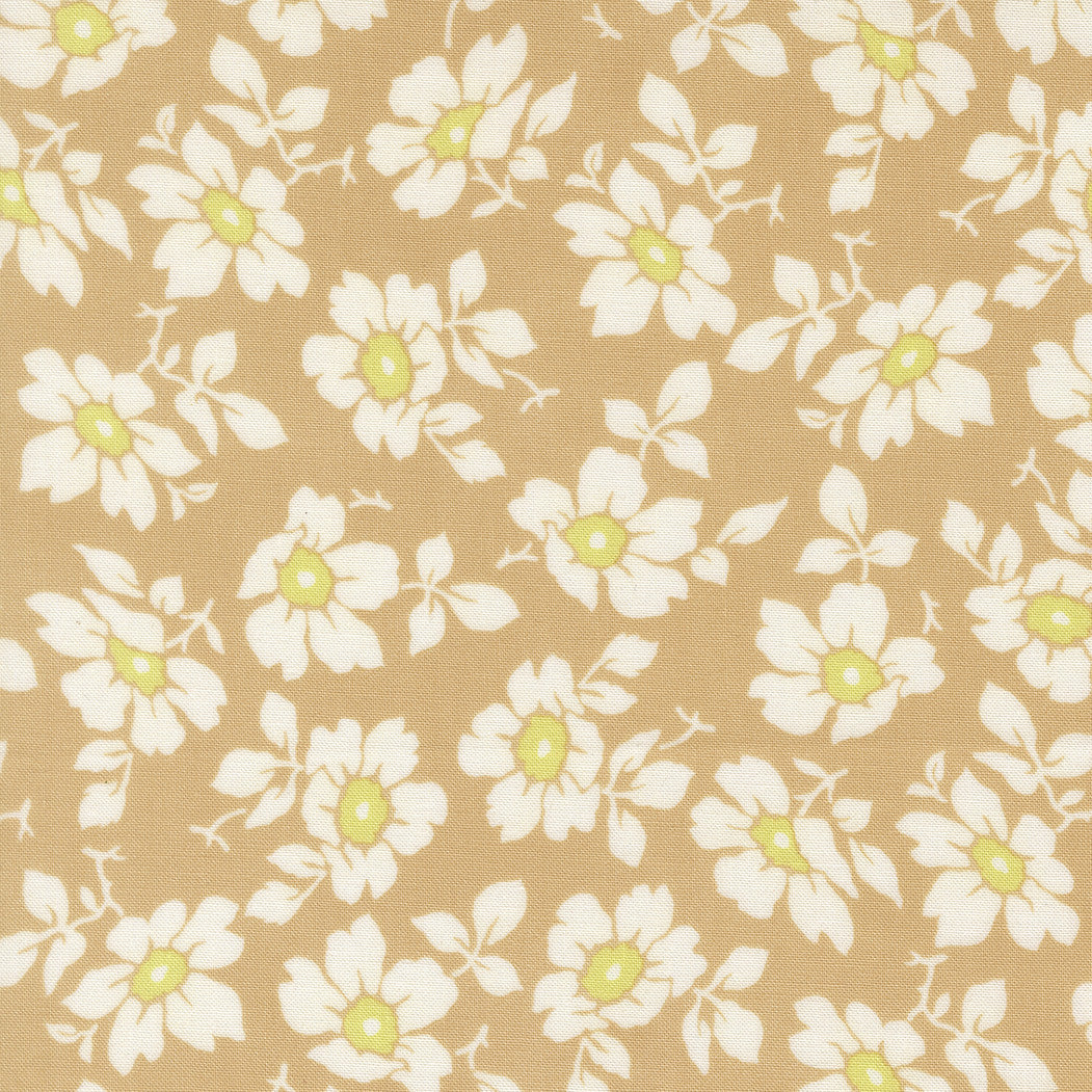 Summers End Cosmos Almond Pie Yardage by Fig Tree & Co for Moda Fabrics | 35431 15