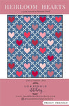 Heirloom Hearts Quilt Pattern by Lo & Behold Stitchery | LBS 122