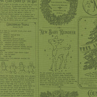 Holiday Cheer North Pole News Mistletoe Yardage by Stacy Iest Hsu for Moda Fabrics | 20970 13