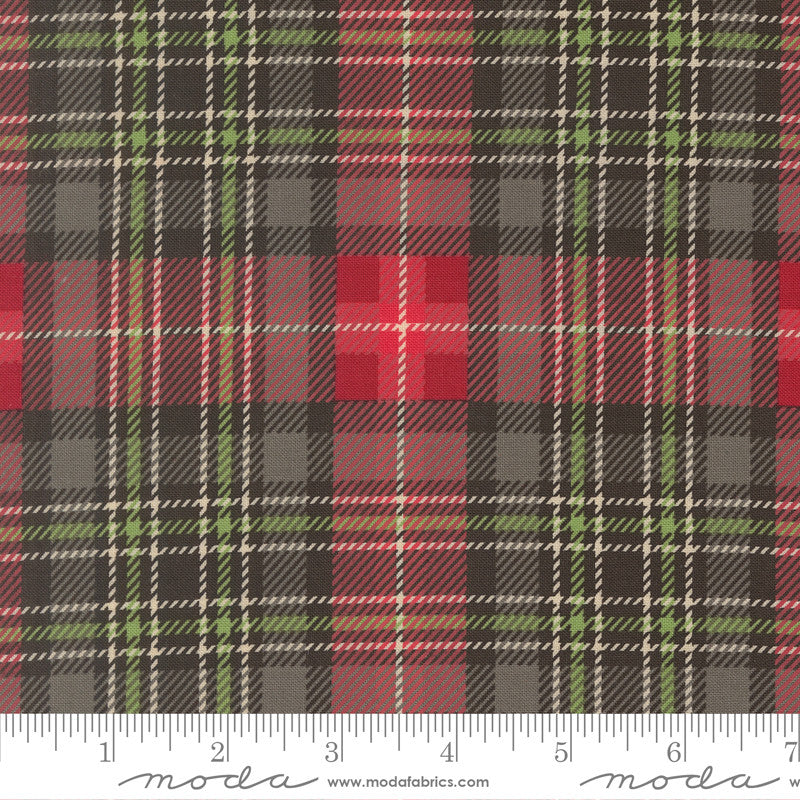 Holiday Cheer Christmas Plaid Coal Yardage by Stacy Iest Hsu for Moda Fabrics | 20977 19