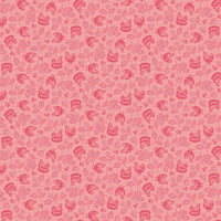 PRESALE Farmers Daughter Hens & Chicks Coral Yardage by Lori Holt of Bee in My Bonnet | C17160-CORAL