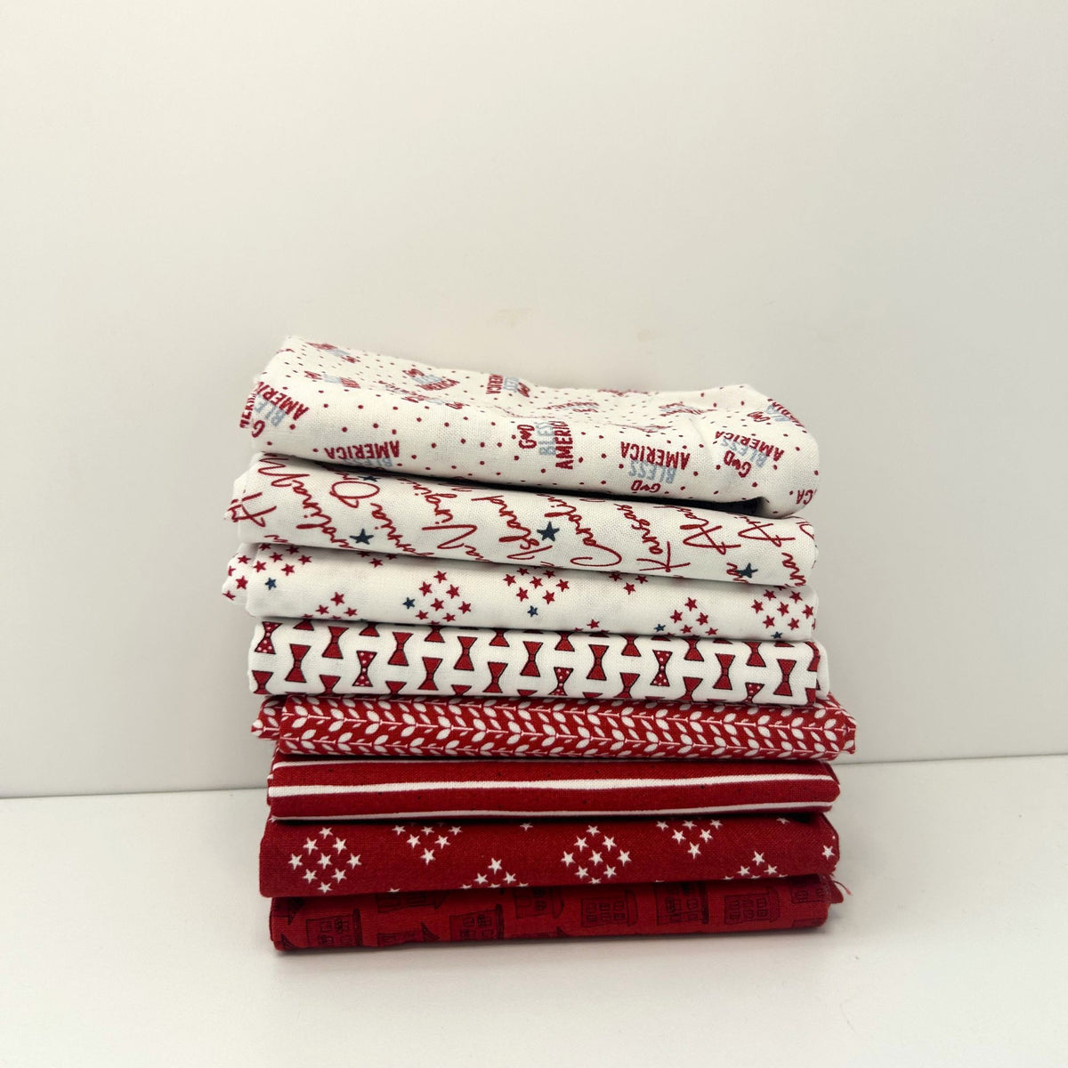 Independence Day Custom Fat Quarter Bundle Red by Sweetwater for Moda Fabrics | 8FQs | Curated Bundle