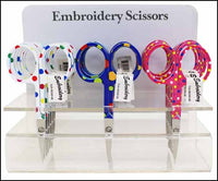 Polka Dot Embroidery Scissors | Pink, Blue and White Options | Small Portable Scissors