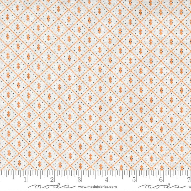 Linen Cupboard Chantilly Orange Pajamas Yardage by Fig Tree for Moda Fabrics | 20485 21