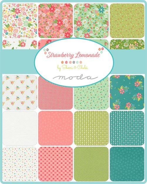 Strawberry Lemonade Charm Pack by Sherri and Chelsi for Moda Fabrics |37670PP