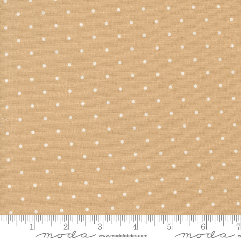 PRESALE Garden Glam Magic Dot Almond Yardage by Lella Boutique for Moda Fabrics | 5230 72