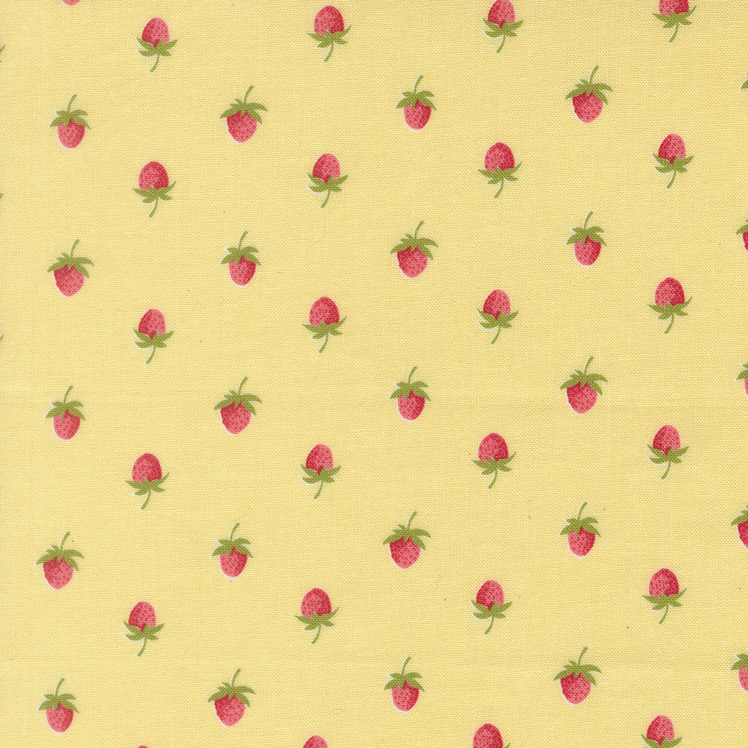 PRESALE Bloomsberry Berries Buttermilk Yardage by Camille Roskelley for Moda Fabrics | 55352 12