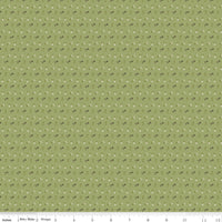 PRESALE Gentler Times Dapper Lettuce Yardage by Lori Holt of Bee in My Bonnet For Riley Blake Designs | C16472-LETTUCE