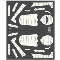 Frank and Friends Mummy Panel by My Mind's Eye for Riley Blake Designs | Panel Size 35 1/2" x 43 1/2" | P17479-PANEL