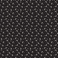 Frank and Friends Moon & Stars Black Glow in the Dark Yardage by My Mind's Eye for Riley Blake Designs | GC17477-BLACK