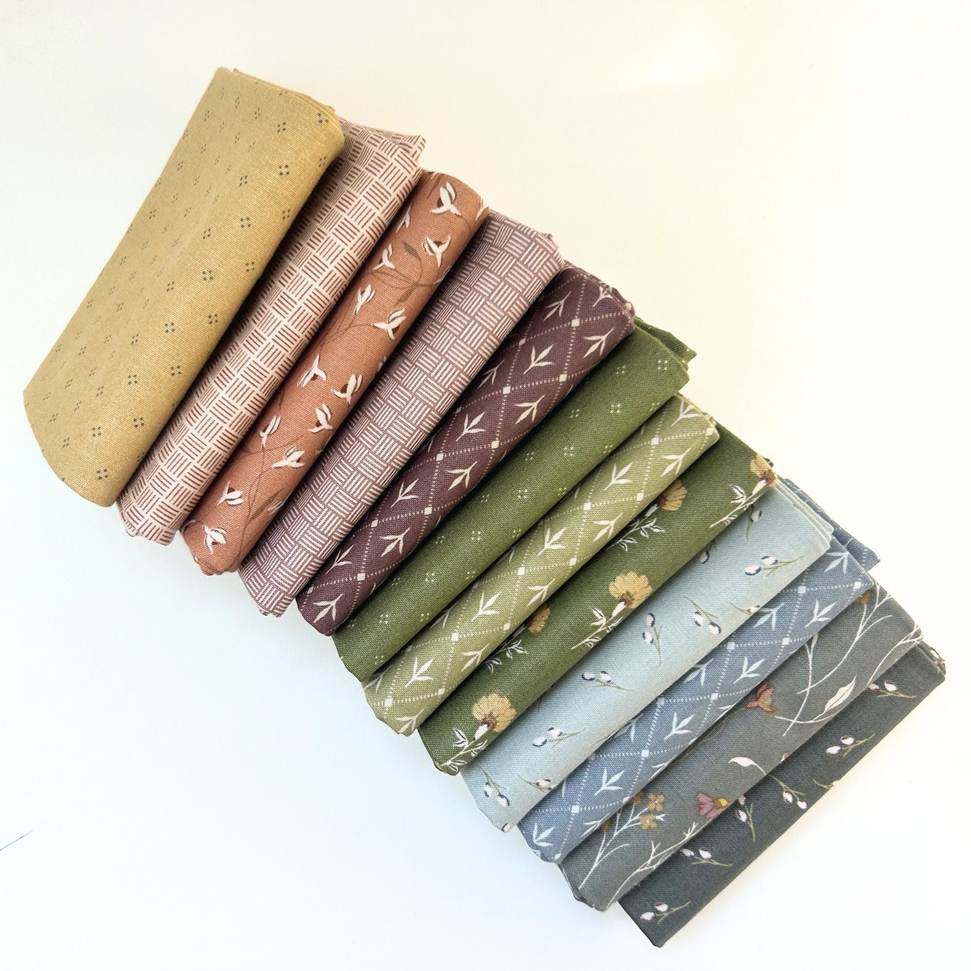 Threads of Grace Custom Fat Eighth Bundle by Kassidy Grace for Riley Blake Designs | 12 Fat Eighths | Curated Bundle