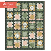 PRESALE Folk Blooms Quilt Kit | Before the Bloom by Danelys Sidron for Riley Blake Designs | Quilt Size 56 1/2" x 69"