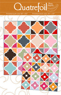 Quatrefoil Quilt Pattern by Wendy Sheppard | WS10 | Modern Quilt Pattern