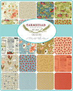 Farmstead Farm Fresh Flowers Mountain Stream Yardage by Stacy Iest Hsu for Moda Fabrics | 20900 14