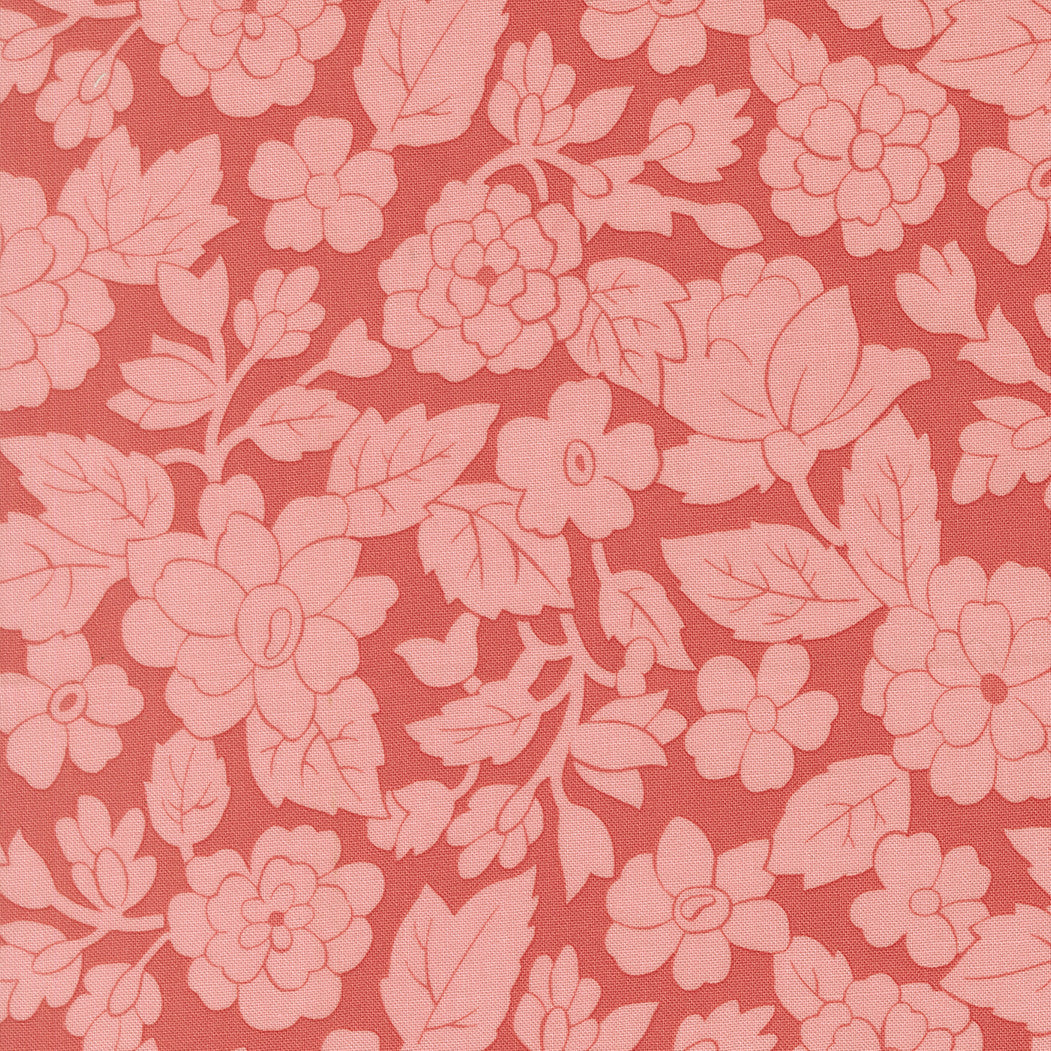 PRESALE Bloomsberry London Damask Nantucket Red Yardage by Camille Roskelley for Moda Fabrics | 55351 17