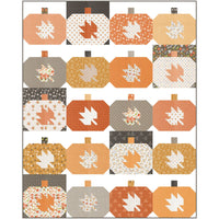 PRESALE Hey Pumpkin Quilt Kit With Birch and Willow by Sherri & Chelsi for Moda Fabrics | Quilt Size 56" x 70"