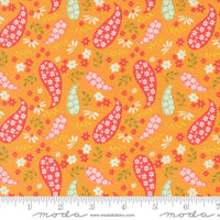 Raspberry Summer Paisley Apricot Yardage by Sherri & Chelsi for Moda Fabrics | 37691 14