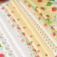 PRESALE Bloomsberry Fat Quarter Bundle White Yellow by Camille Roskelley for Moda Fabrics | 11 Fat Quarters | Curated Bundle