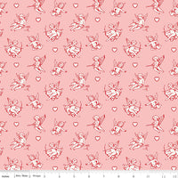 Letters to Cupid Cupids Pink Yardage by My Mind's Eye for Riley Blake Designs | C16982-PINK