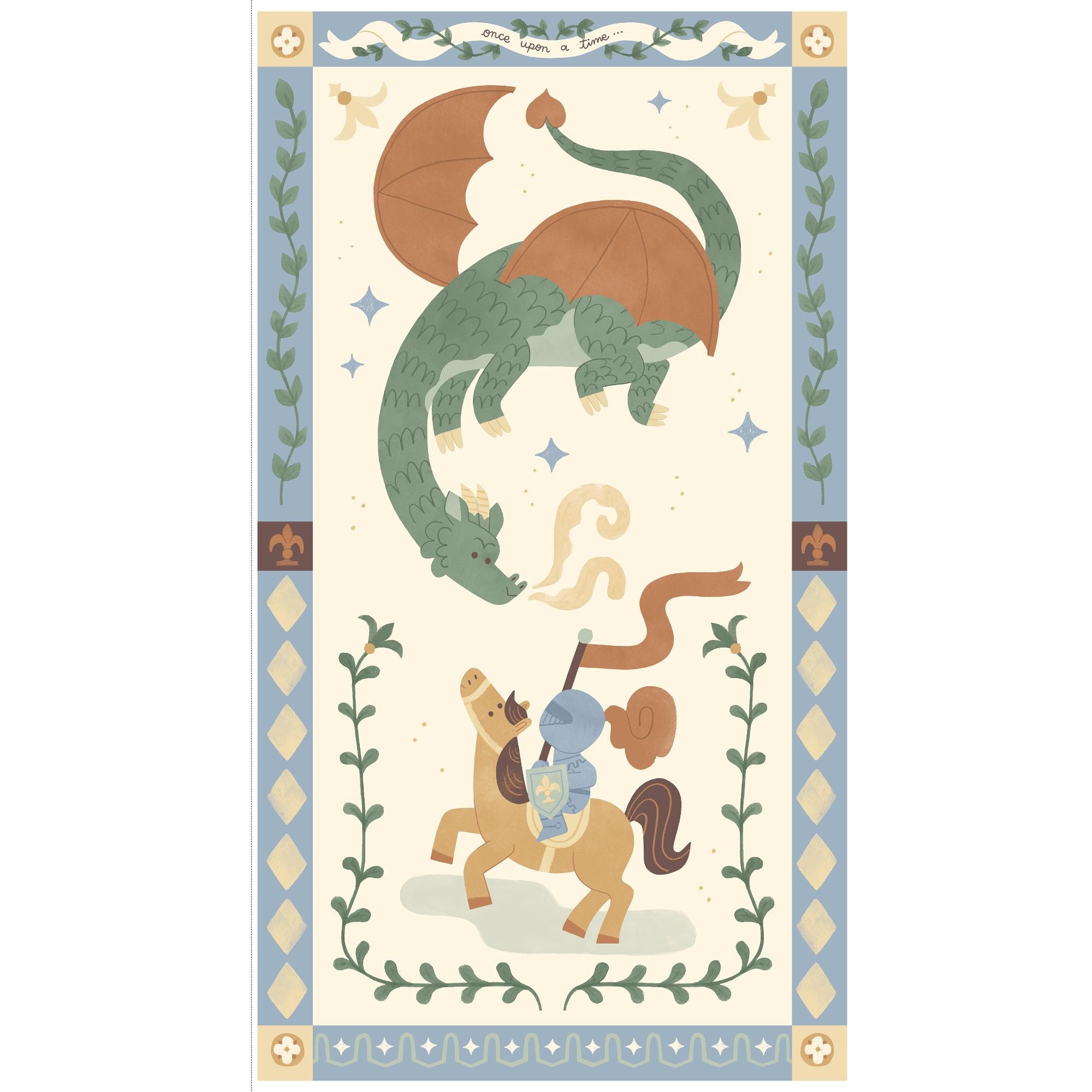 Faraway Kingdom Once Upon a Time Panel by Natàlia Juan Abelló | Panel Size size 23 1/2" x 43 1/2" | P17436-PANEL