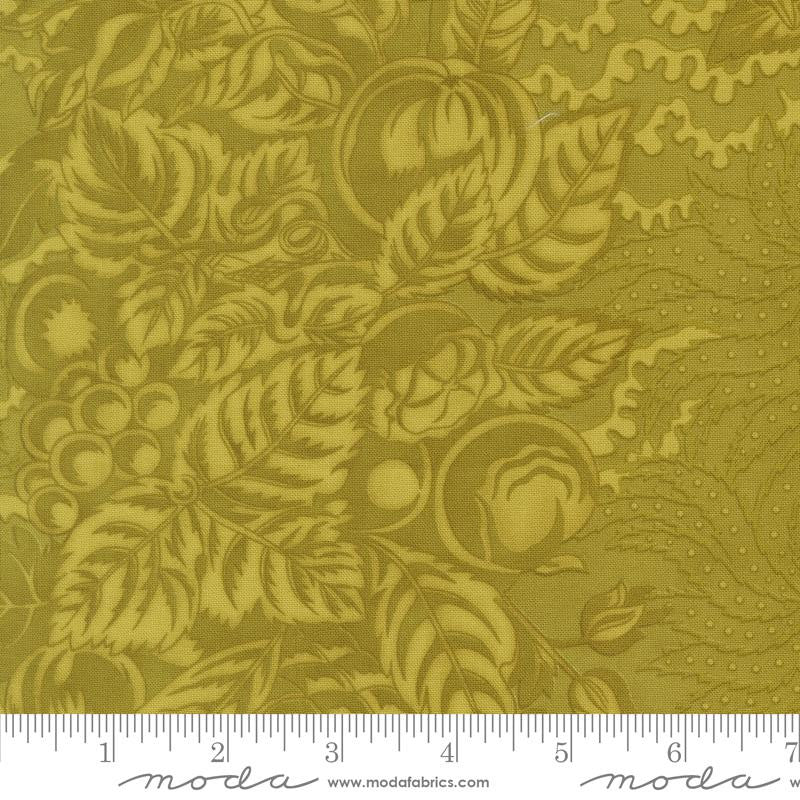 PRESALE Butternut and Sage Autumnal Bounty Sage Yardage by Fig Tree & Co for Moda Fabrics | 35441 13