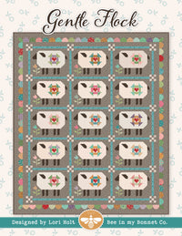 PRESALE Gentle Flock Custom Quilt Kit | Gentler Times by Lori Holt of Bee in My Bonnet | Finished Size 71" x 83"