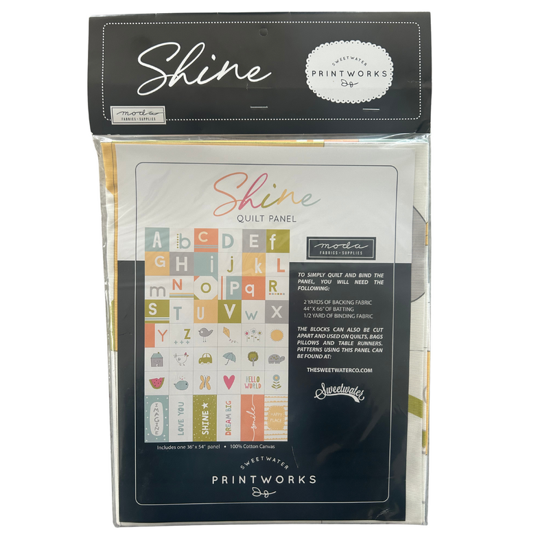 Shine Printworks Packaged Panel by Sweetwater for Moda Fabrics | Panel Size 36" x 54" | 55678 11P