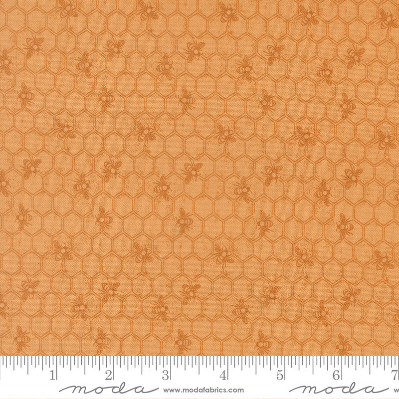 PRESALE Wild Honey Honeycomb Honey Yardage by Lella Boutique for Moda Fabrics | 5253 16