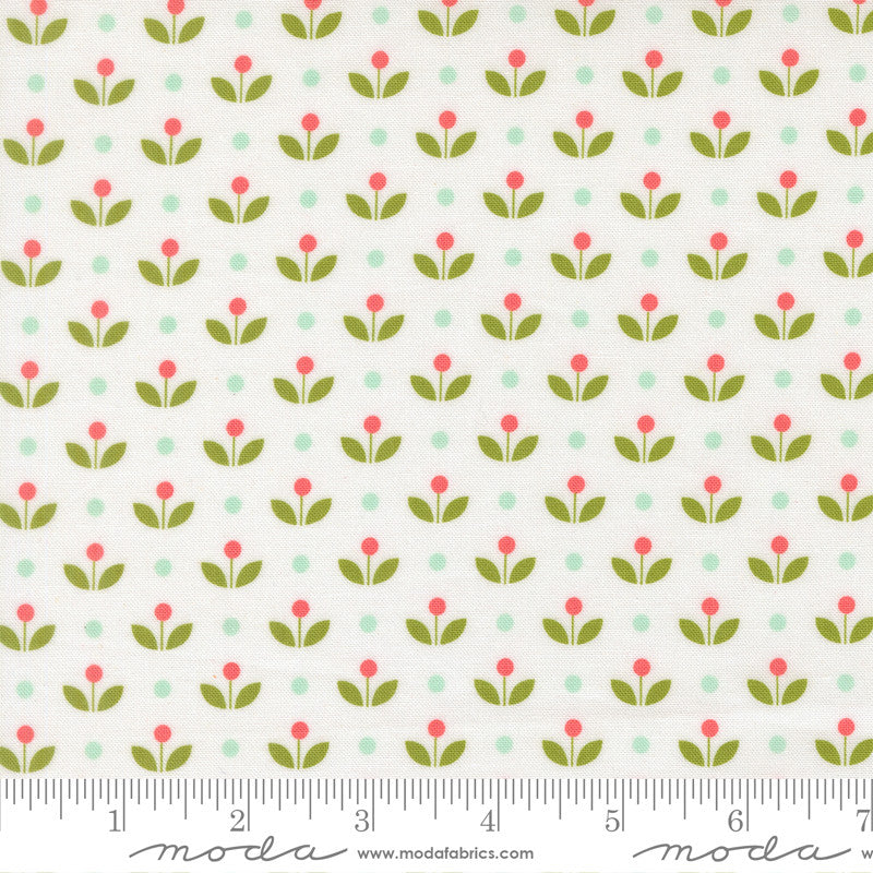 PRESALE Bloomsberry Mayfair White Yardage by Camille Roskelley for Moda Fabrics | 55357 11