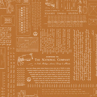 TYPE/ography Caramel Yardage by Lori Holt of Bee in My Bonnet for Riley Blake Designs | C16850-CARAMEL