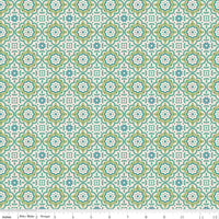 Piece & Plenty Cheerful Sea Glass Yardage by Lori Holt for Riley Blake Designs | 5 Yard Backing | C15882-SEAGLASS