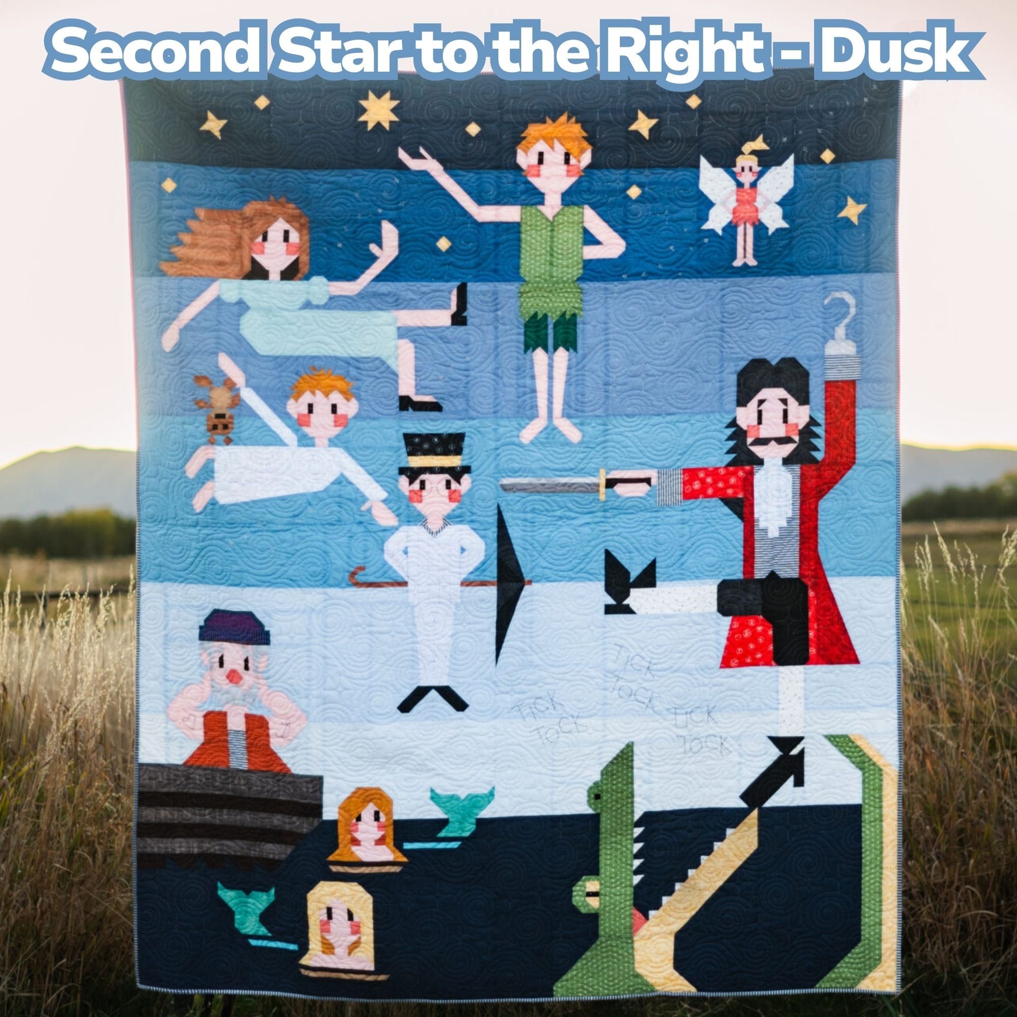 Second Star to the Right Dusk Sew Along Quilt Kit by Riley Blake Designs | KT-49000-DUSK