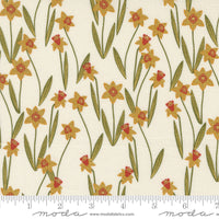 PRESALE Bee Garden Darling Daffodils Metallic Porcelain by Gingiber for Moda Fabrics | 48413 11M