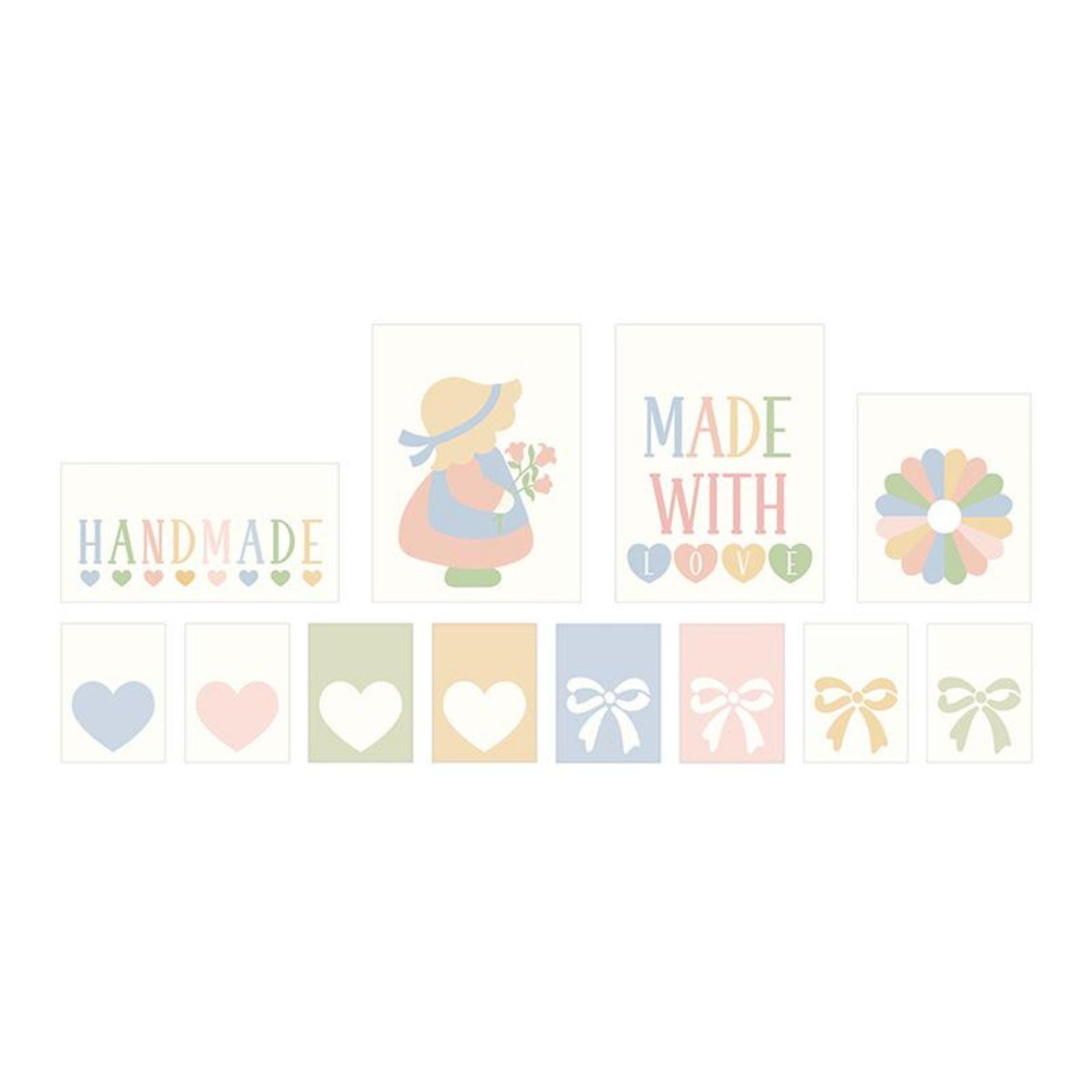 PRESALE Handmade Sweetness Woven Labels Sweet Assortment by Heather Briggs of My Sew Quilty Life | Pack of 12 Woven Labels | MSQL 135N
